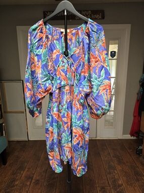 easel Floral Print Dress
